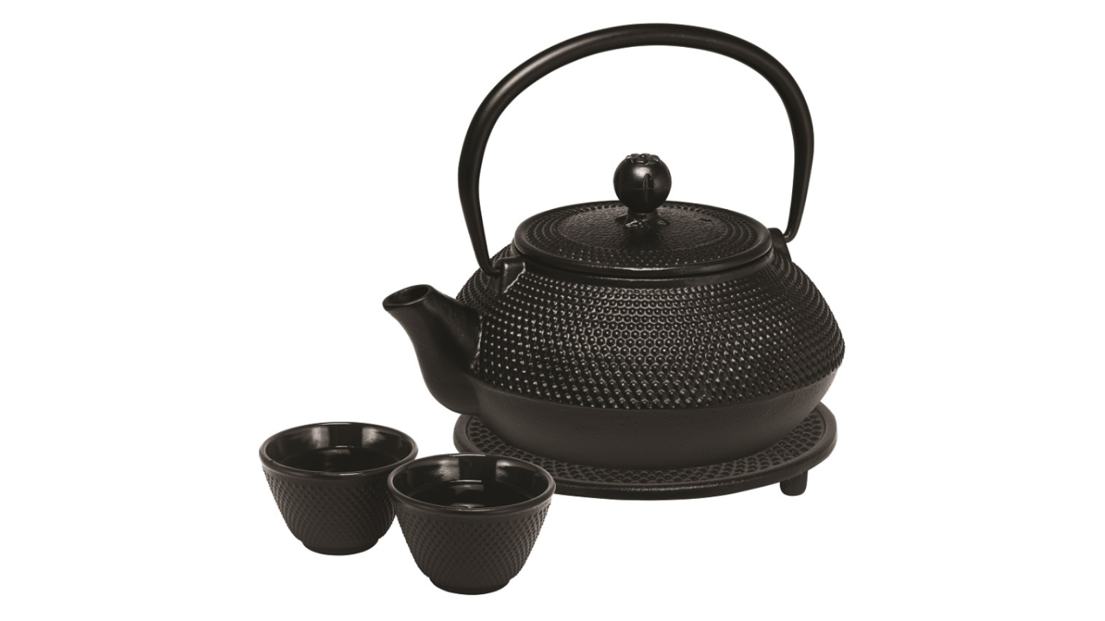 Avanti Hobnail Cast Iron Teapot and 2 Cup Set - 800ml