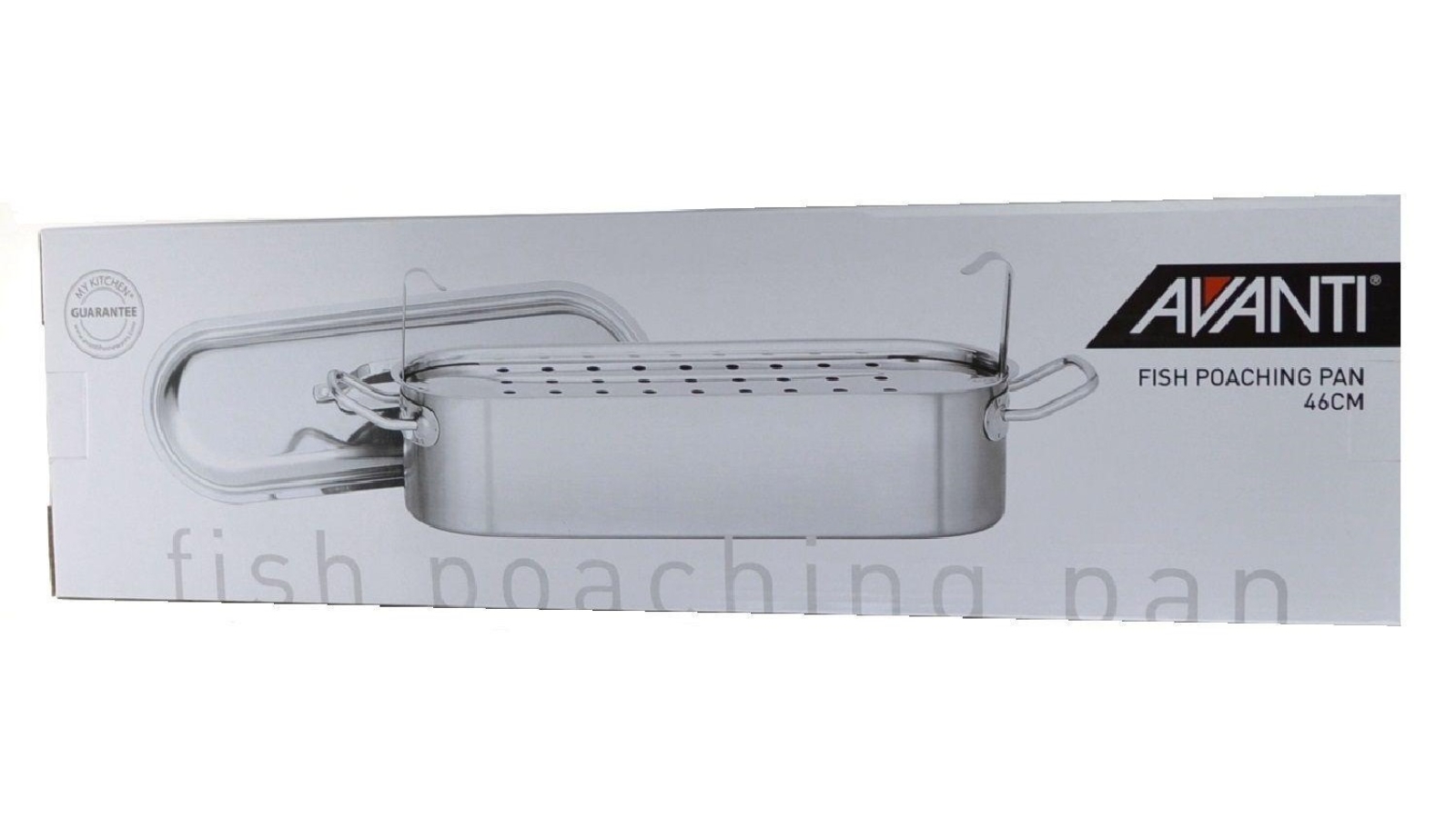 Avanti Stainless Steel Fish Poaching Pan 51cm Harvey Norman