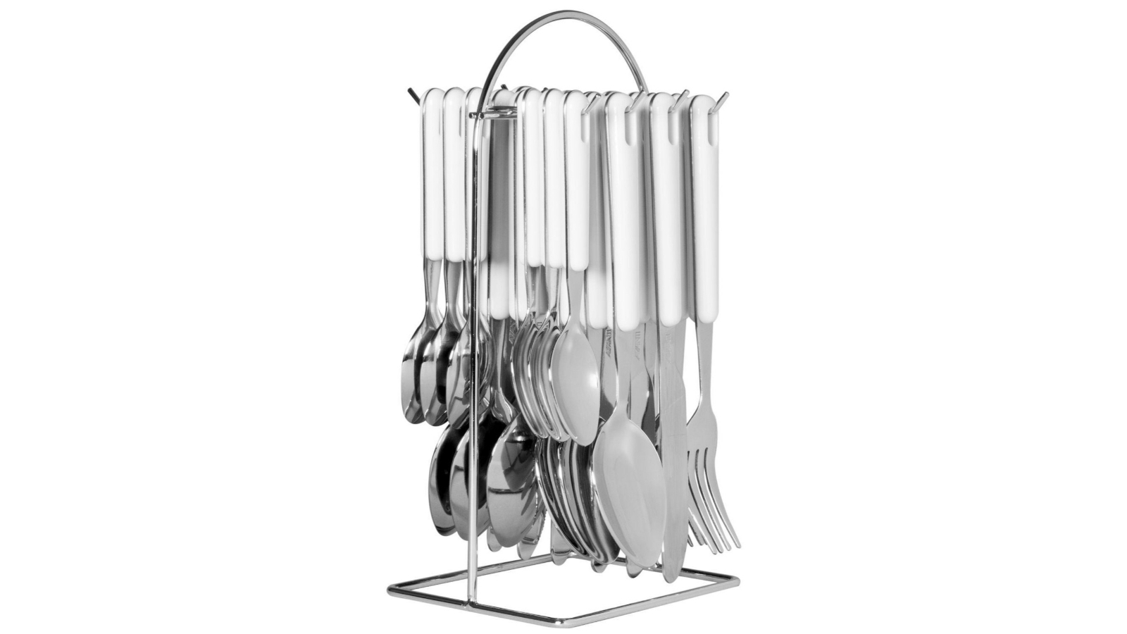 Avanti 24 Piece Hanging Cutlery Set White Harvey Norman