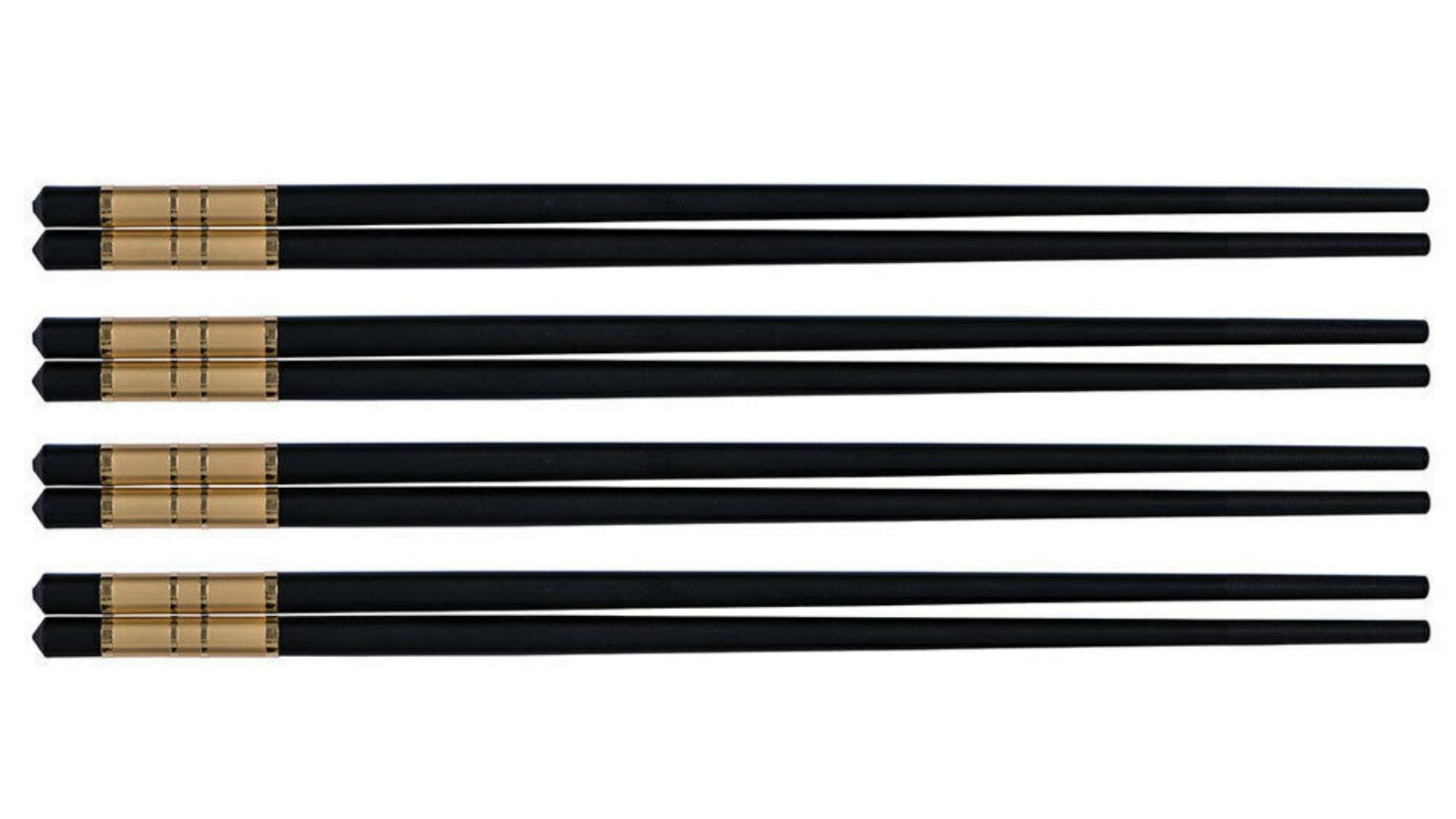 Avanti Traditional Chopsticks Pair of 4 - Gold