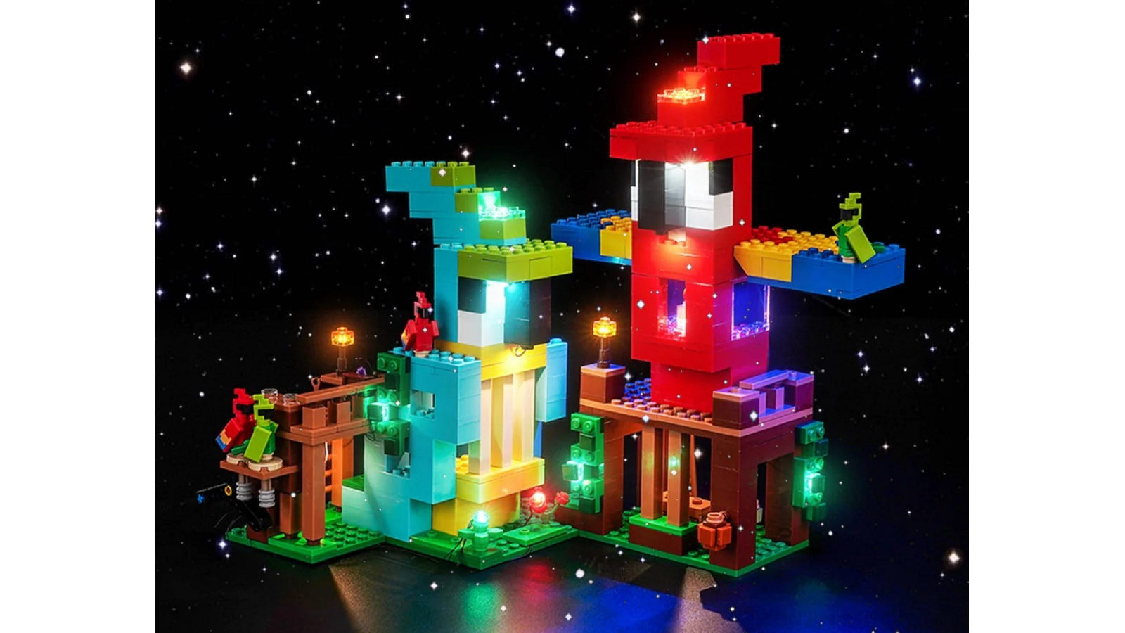 Brick Shine Light Kit for LEGO The Parrot Houses