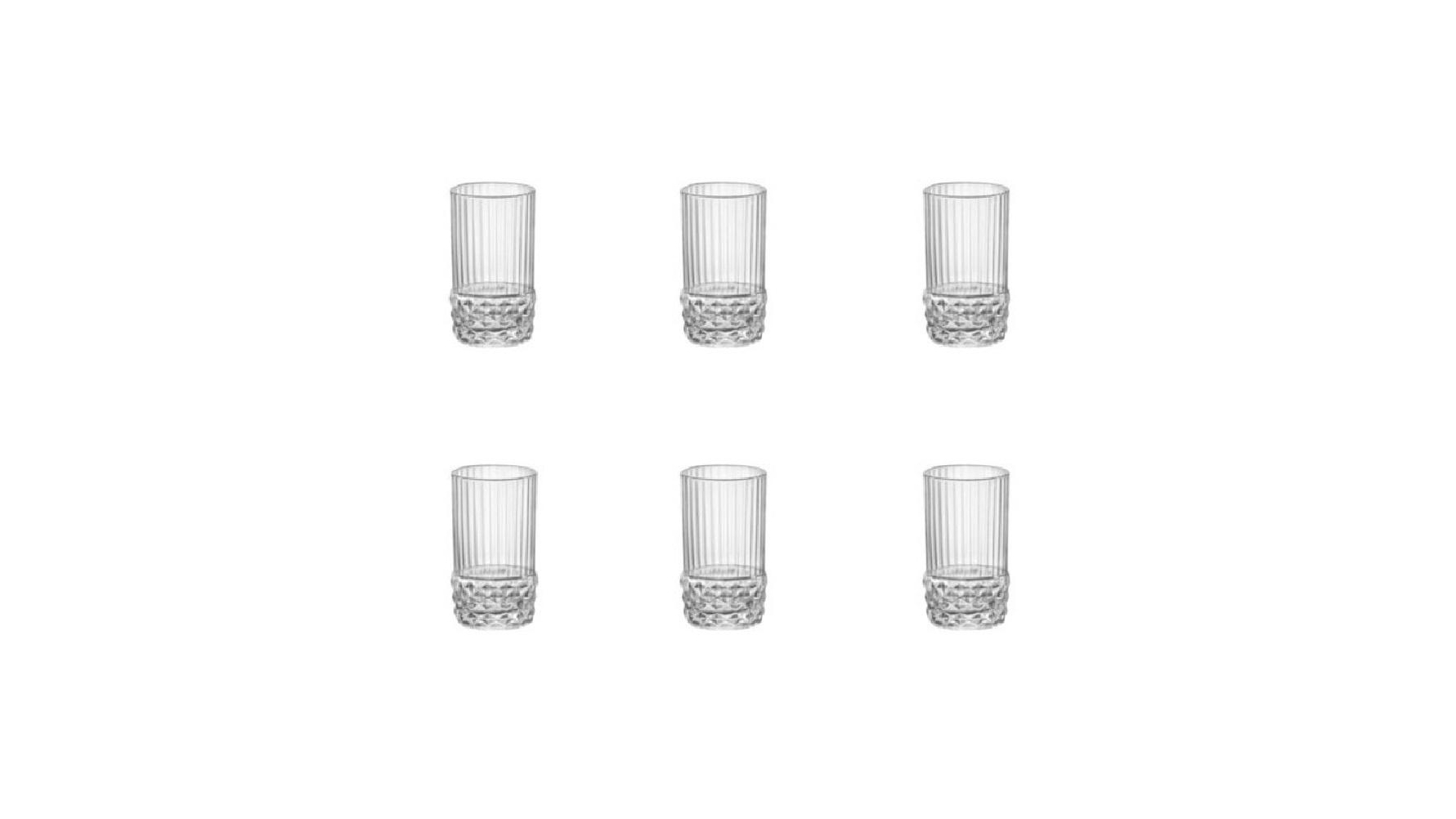Bormioli Rocco America '20s 80ml Shot Glasses - Set of 6        