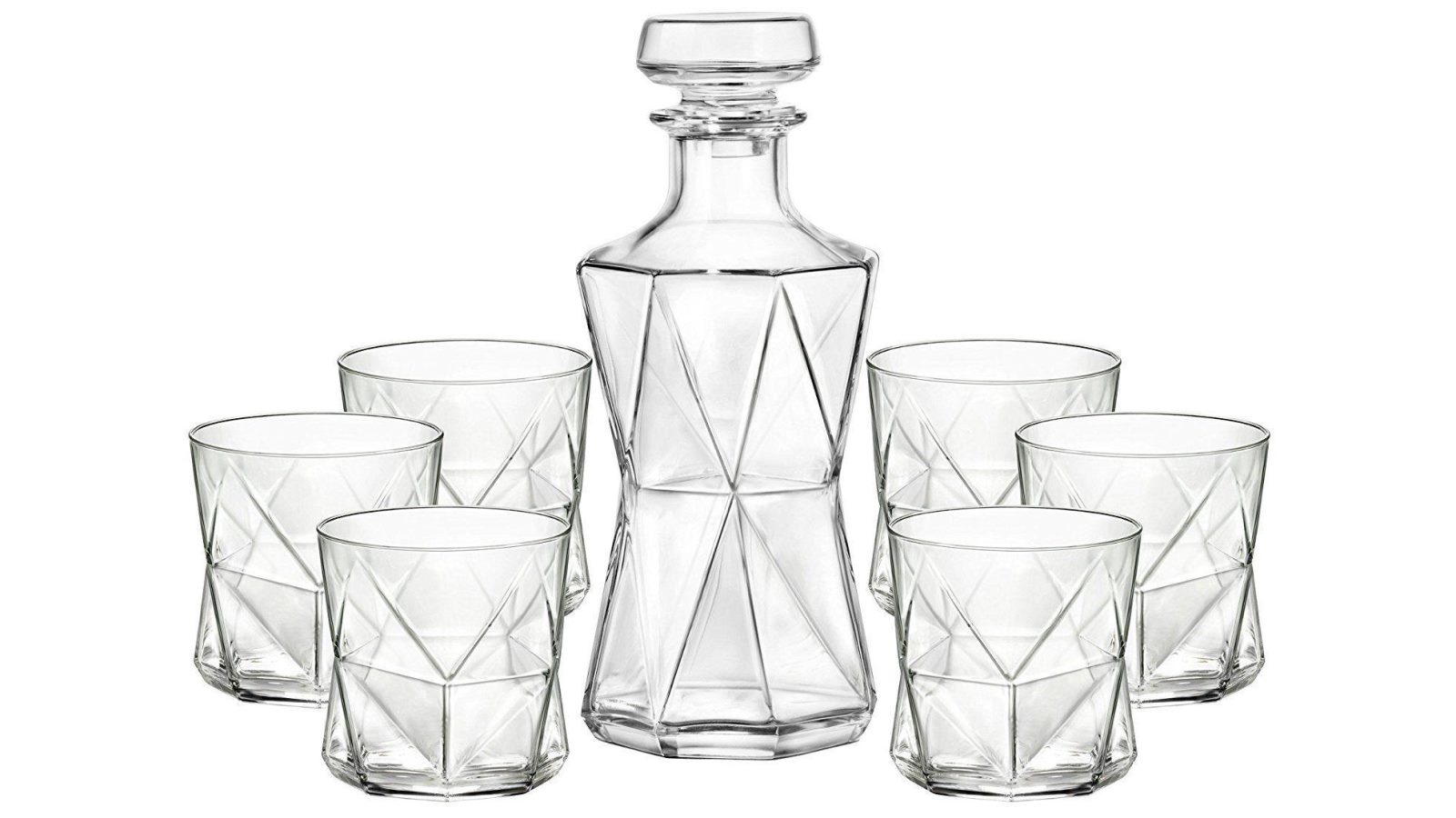 Bormioli Rocco Cassiopea 7 Piece Decanter and Tumbler Set Harvey Norman
