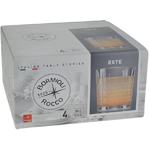 Bormioli Rocco Set of 4 Este 300ml Tumblers