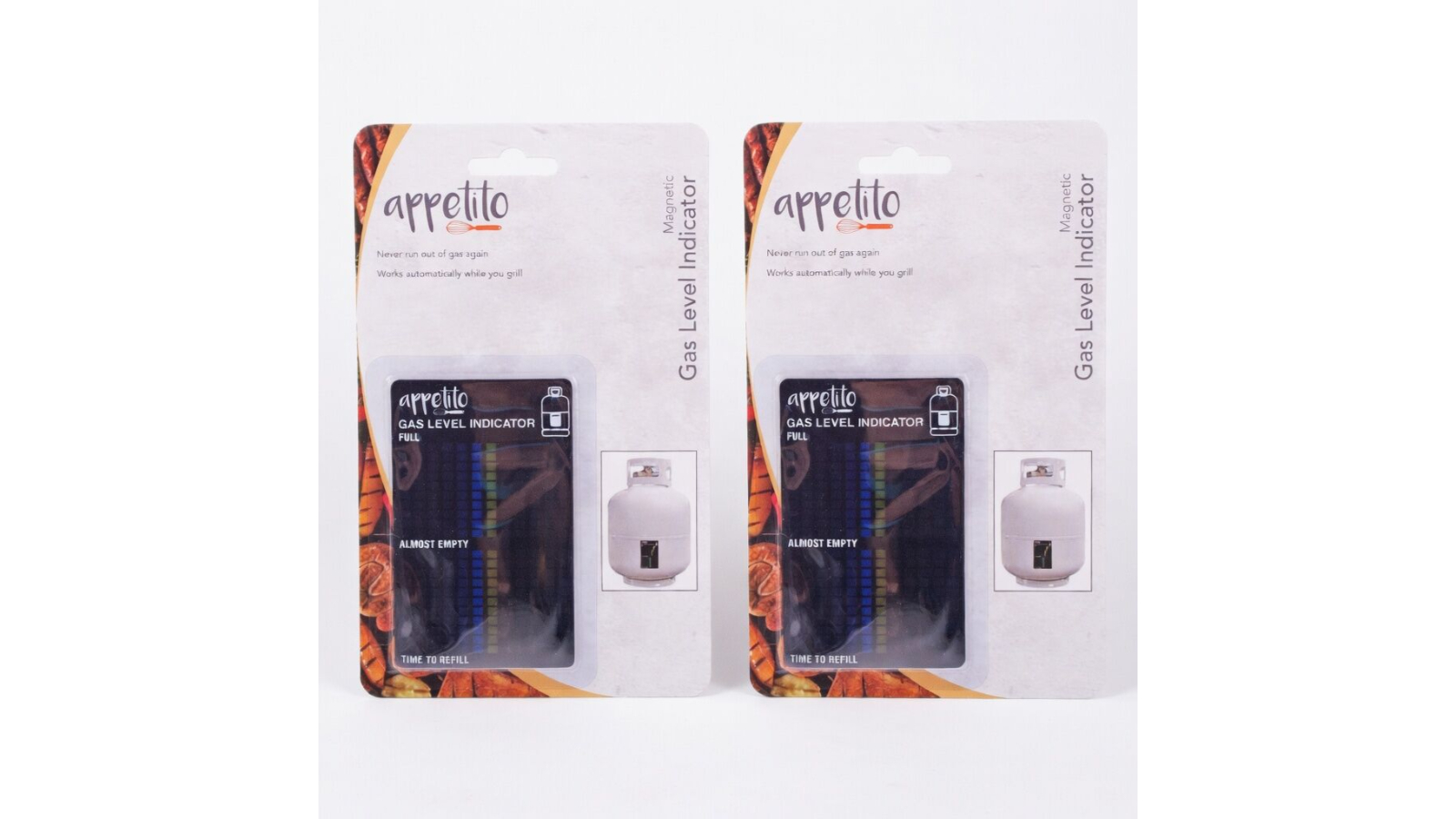 Appetito Set of 2 Magnetic Gas Level Indicator