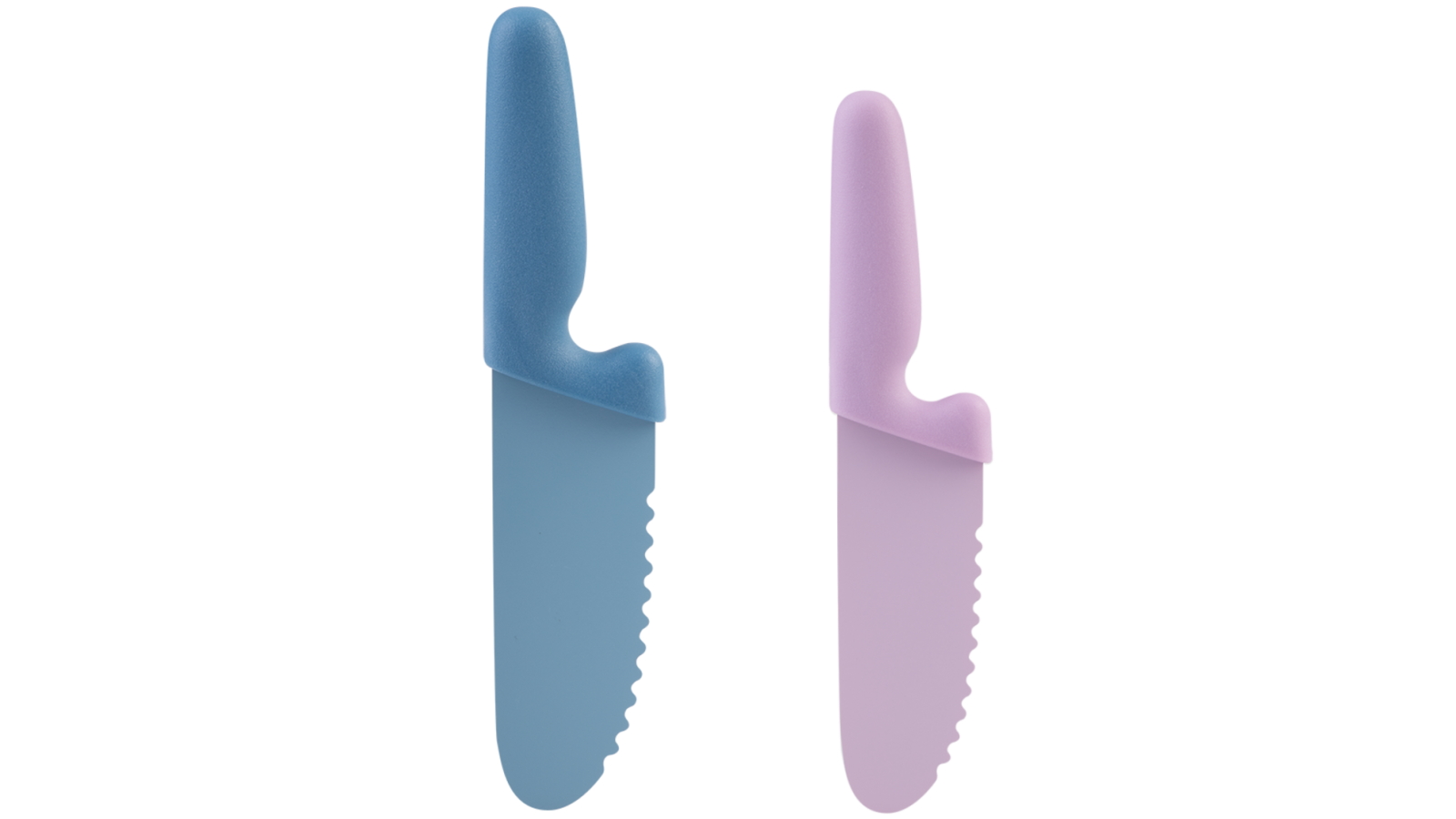Appetito Kids Safety Knife with Non-Stick Serrated Blade