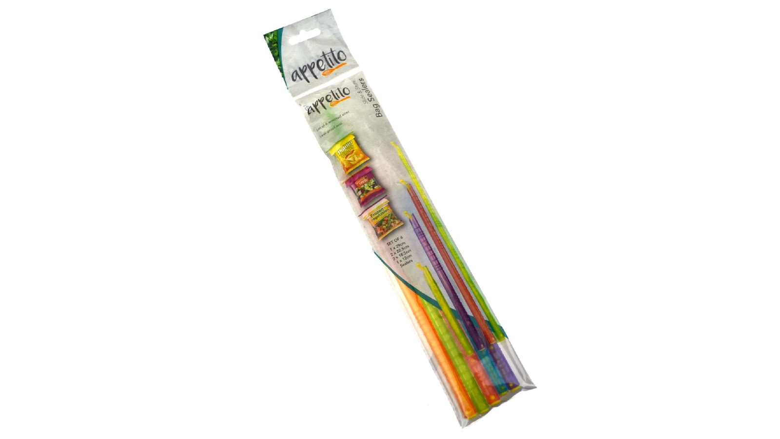 Appetito Set of 6 Slide and Store Bag Sealers