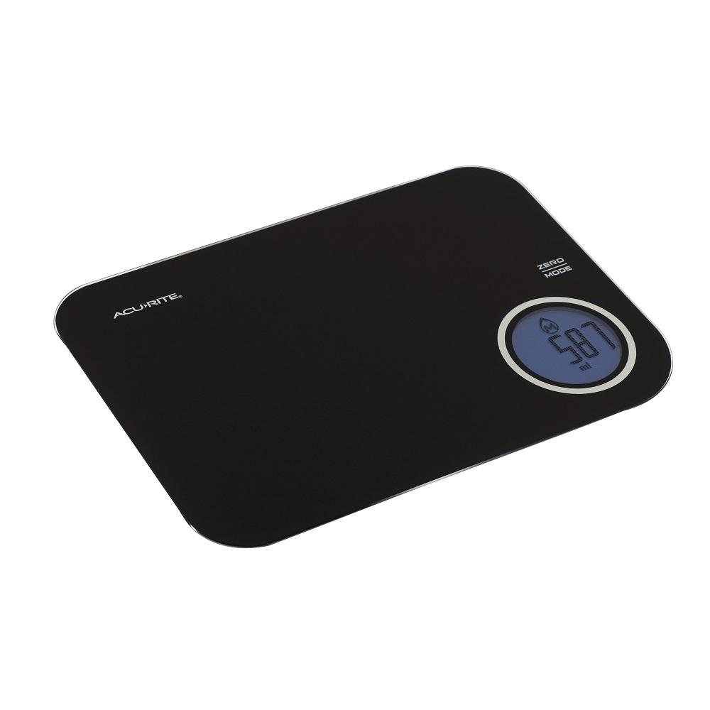 Acurite Stella Digital Kitchen Scale with Backlight - Black