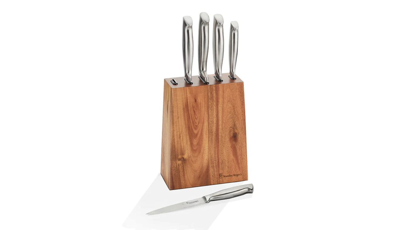 Stanley Rogers 6 Piece Vertical Tapered Knife Block