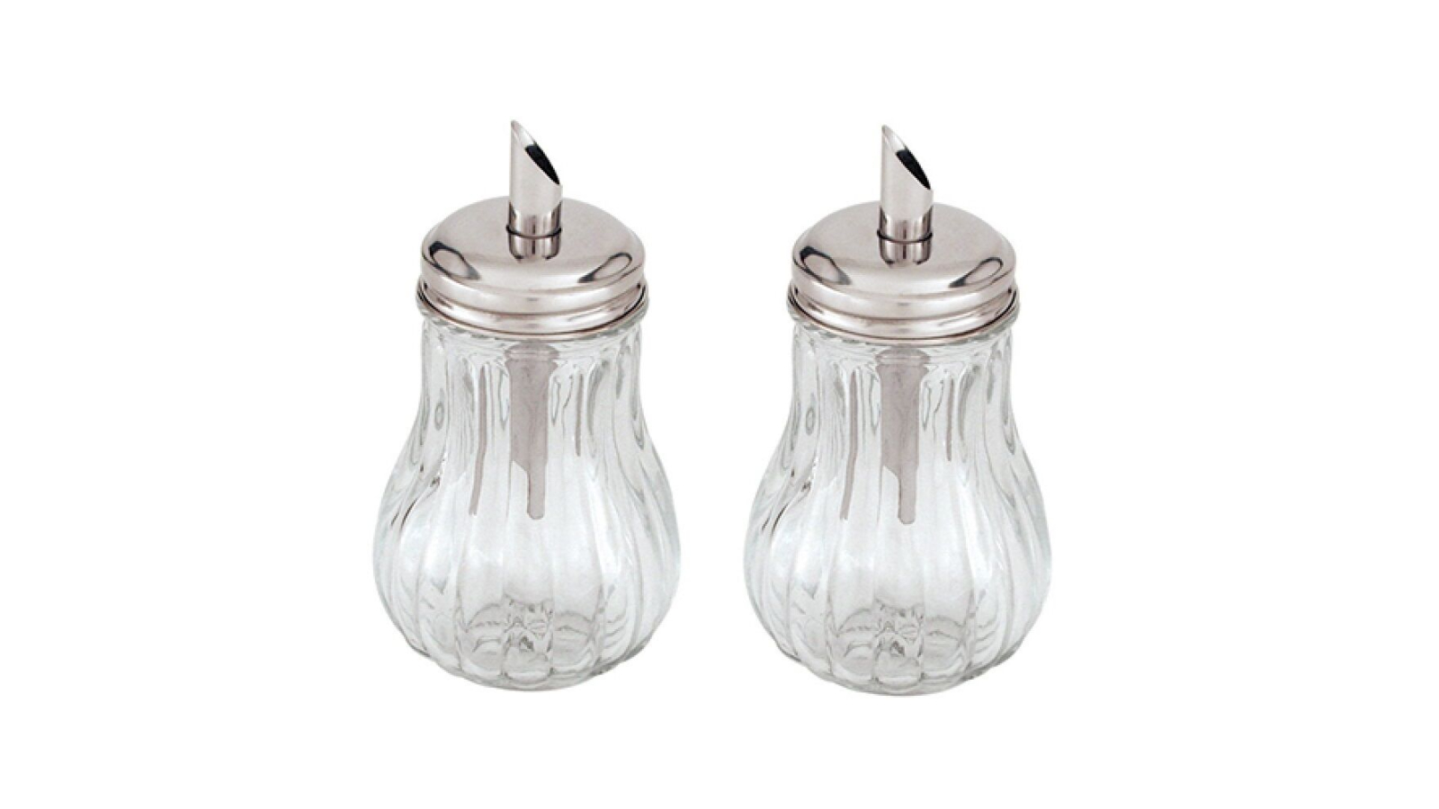 Trenton 285ml Glass Sugar Dispenser - Set of 2