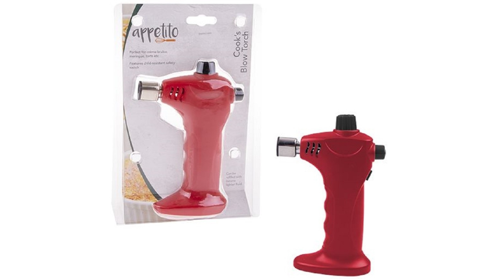 Appetito Cook's Blow Torch Red Harvey Norman
