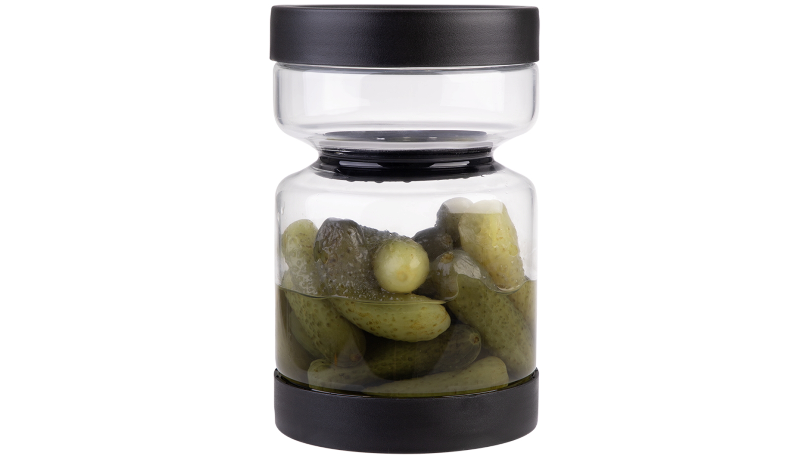 Appetito 1.1L Borosilicate Glass Pickle Jar