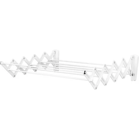 Polder Wall Mount Retractable Accordian Drying Rack