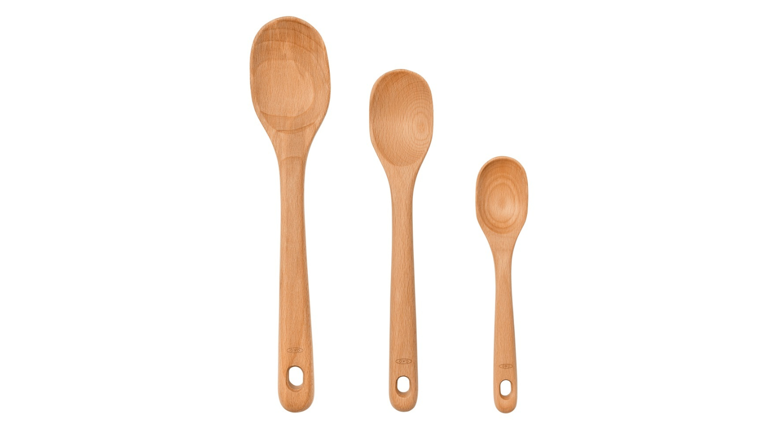 Oxo 3 Piece Good Grips Wooden Spoon