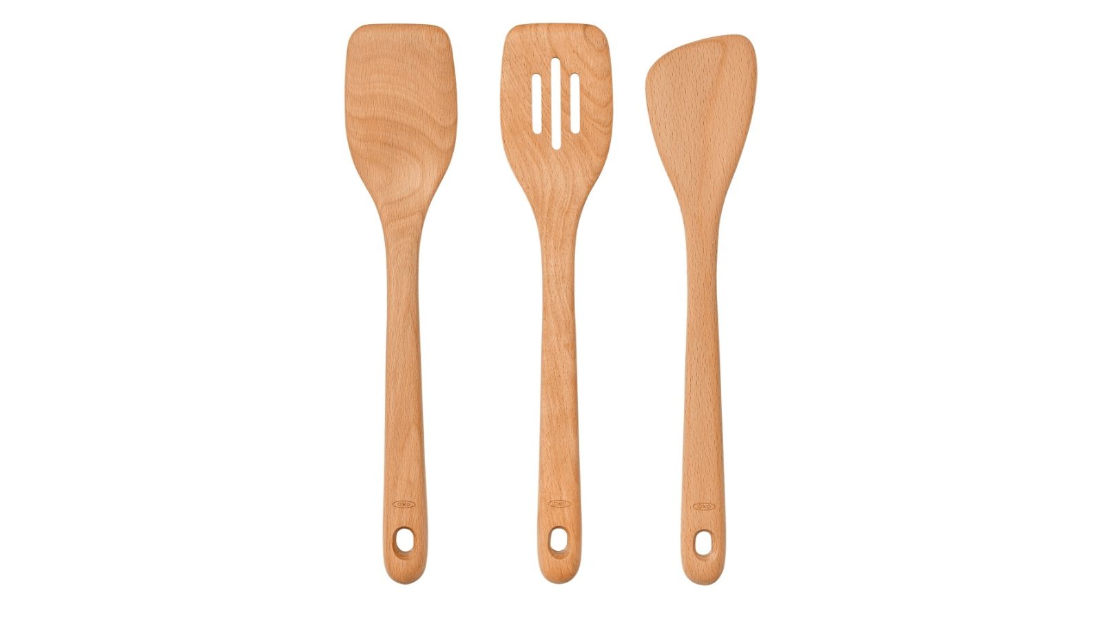 Oxo Set of 3 Good Grips Wooden Spatula