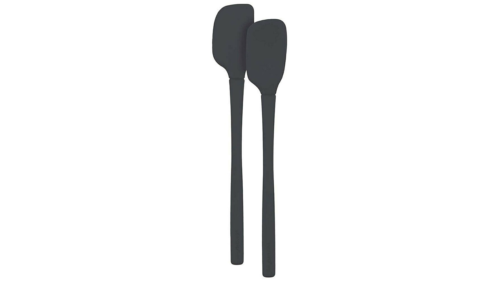 Tovolo Flex Core Silicone Mini Spatula and Spoonula - Charcoal