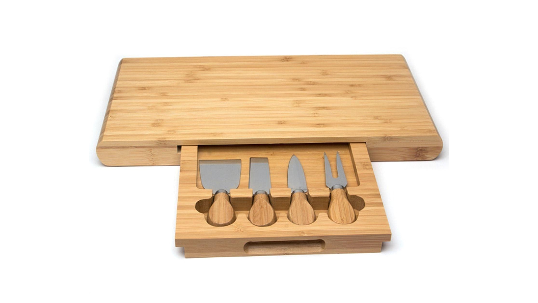Stanley Rogers 5 Piece Bamboo Cheese Board Set