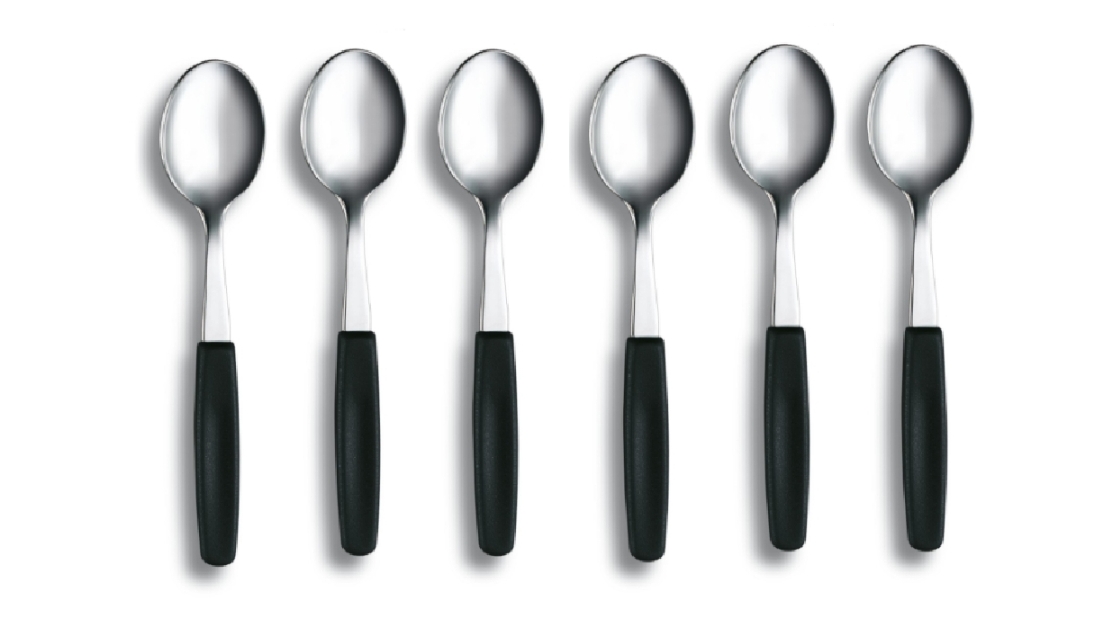 Victorinox Set of 6 Teaspoon - Black