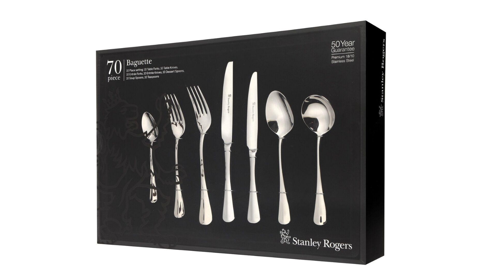 Stanley Rogers Baguette Cutlery Set - 70 Piece
