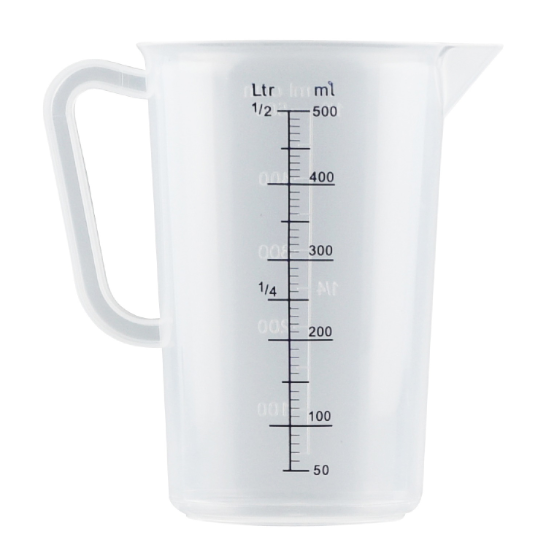 Trenton Plastic Polypropylene Measuring Jugs - 500ml