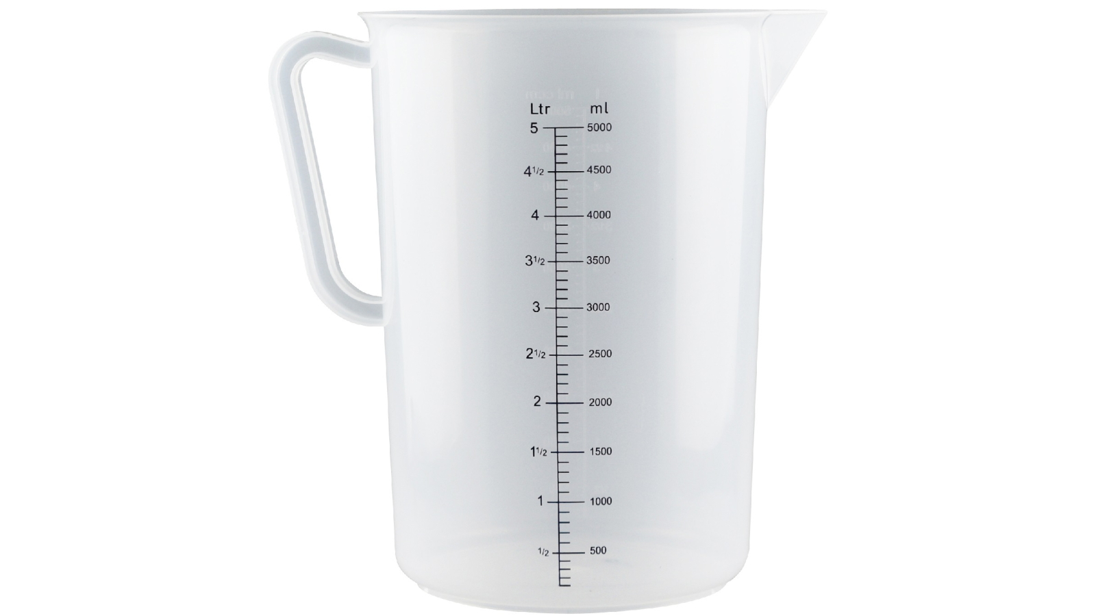 Trenton Plastic Polypropylene 5L Measuring Jug