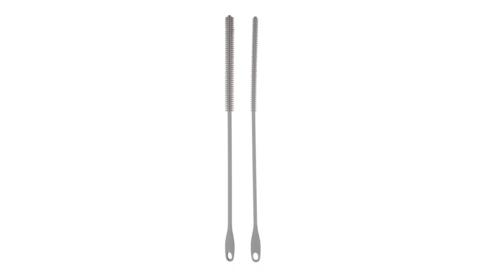 Appetito Silicone Straw Cleaning Brush Set - White