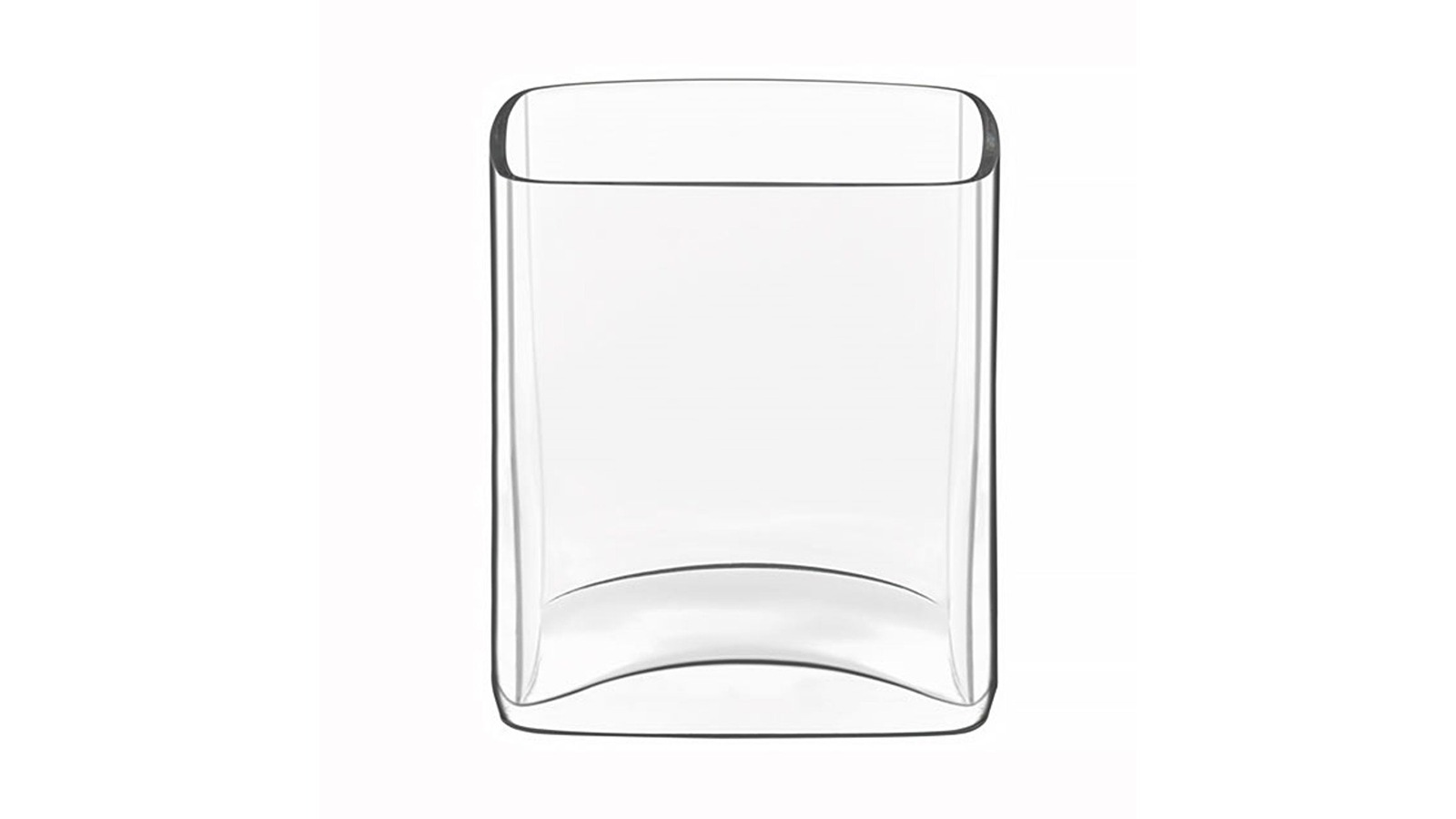 Luigi Bormioli Set of 6 Michelangelo Glass Dessert Cup - Cube