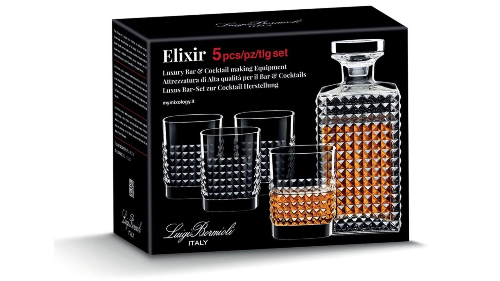 Luigi Bormioli Mixology Elixir 5 Piece Whisky Set