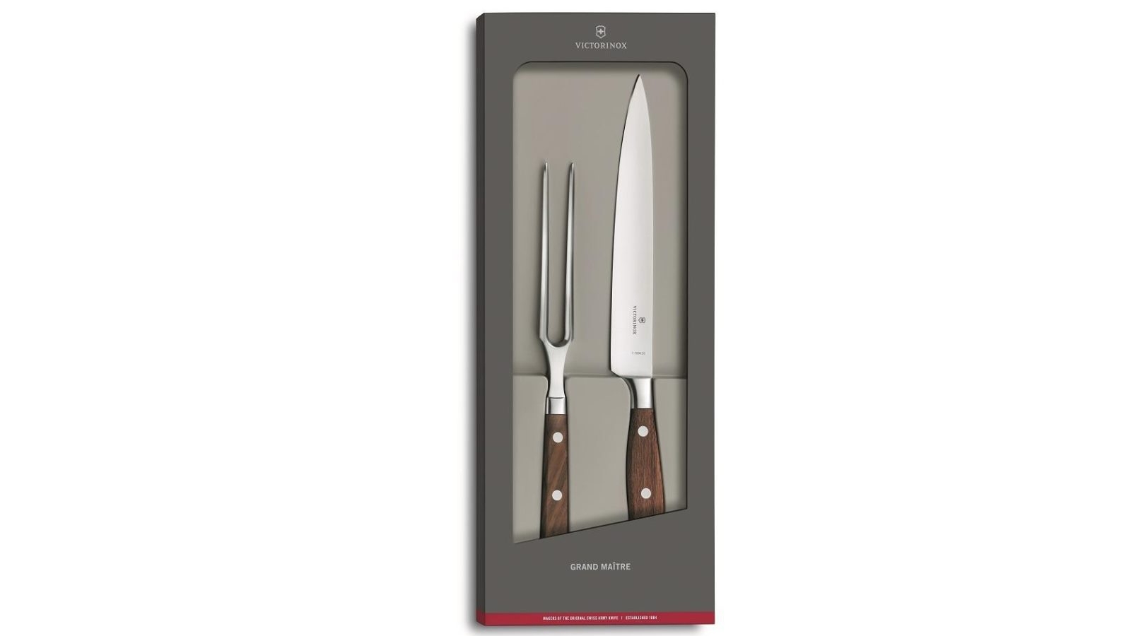 Victorinox Forged 2 Piece Grand Maitre Carving Set - Rosewood