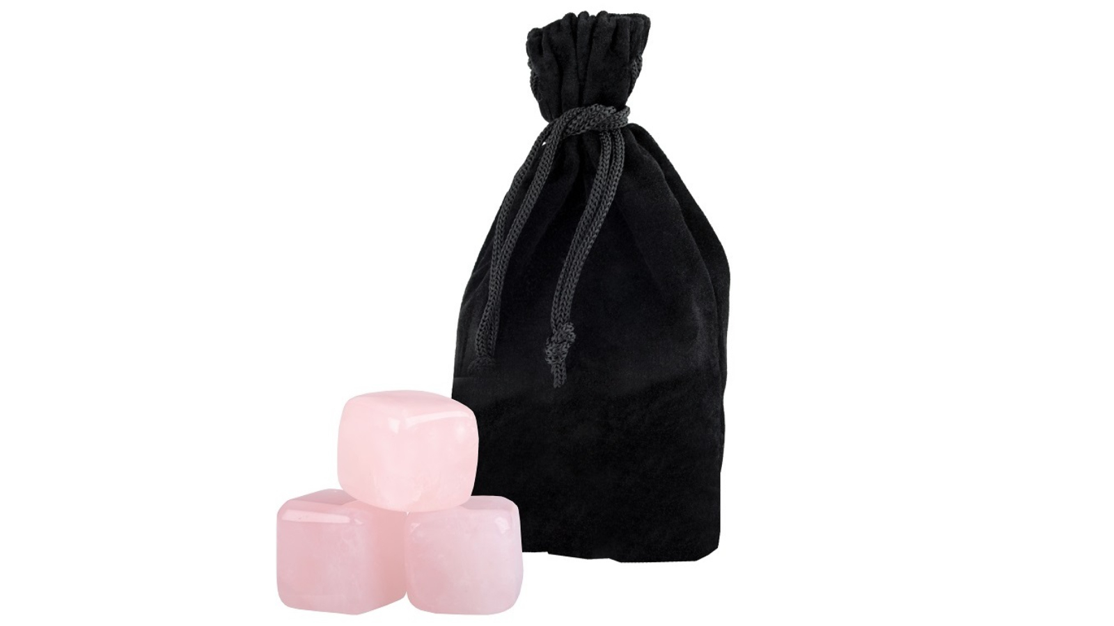 Bartender Set of 6 Rose Quartz Gin Stone