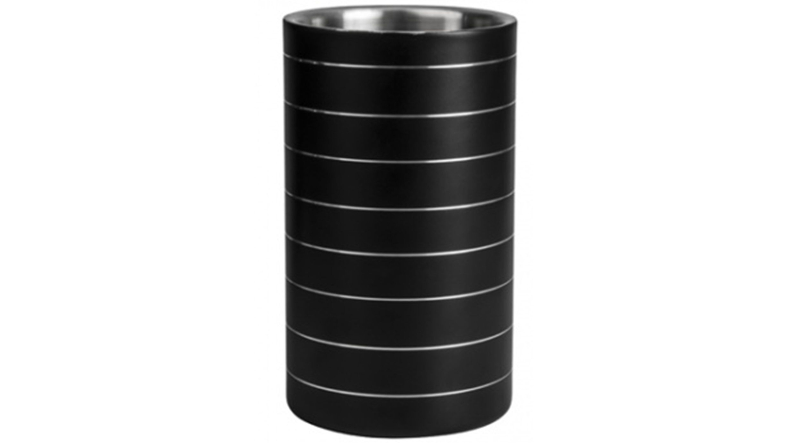 Moda Stainless Steel Insulated Wine Cooler - Black