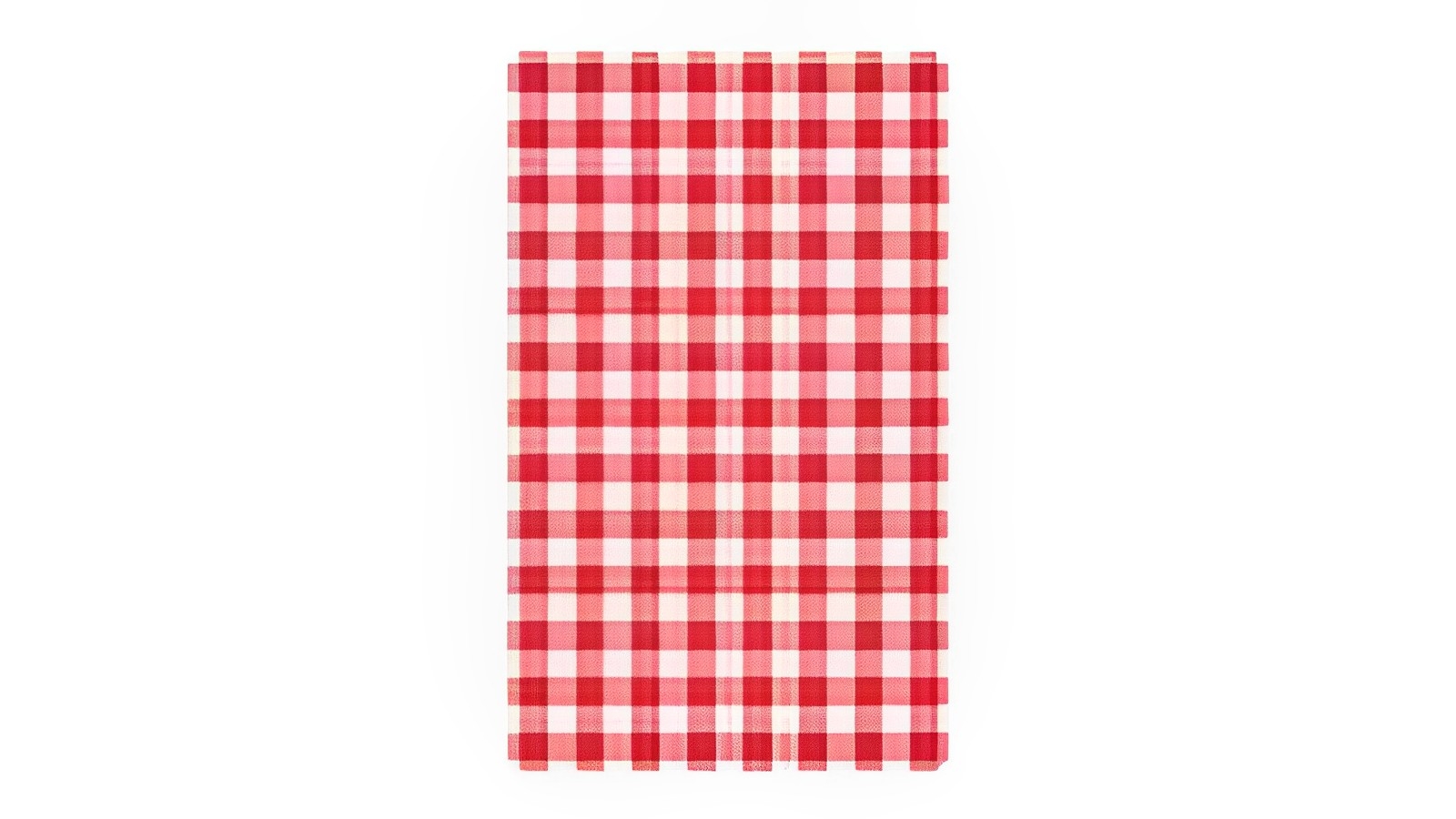 Trenton Pack of 200 Gingham Greaseproof Paper - Red
