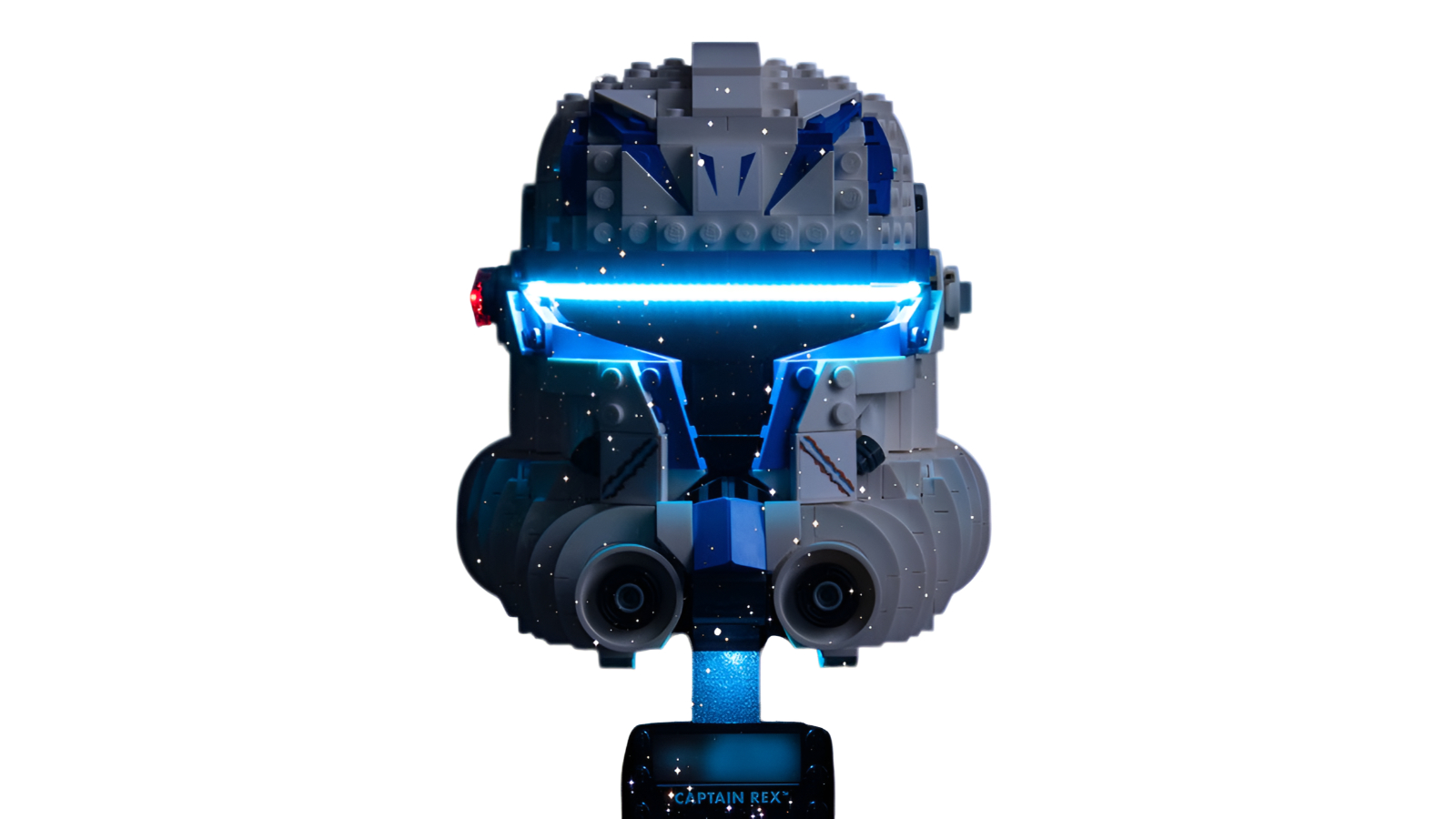 Brick Shine Light Kit for Lego Captain Rex Helmet 75349 Classic Version