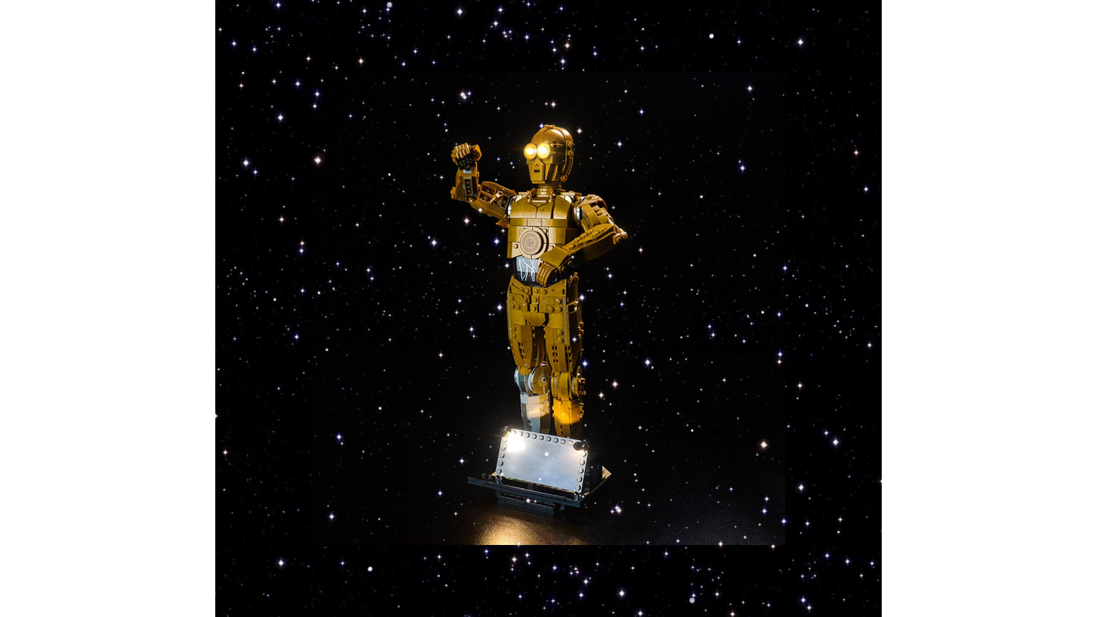Brick Shine Light Kit for Lego C-3po 75398 Classic Version