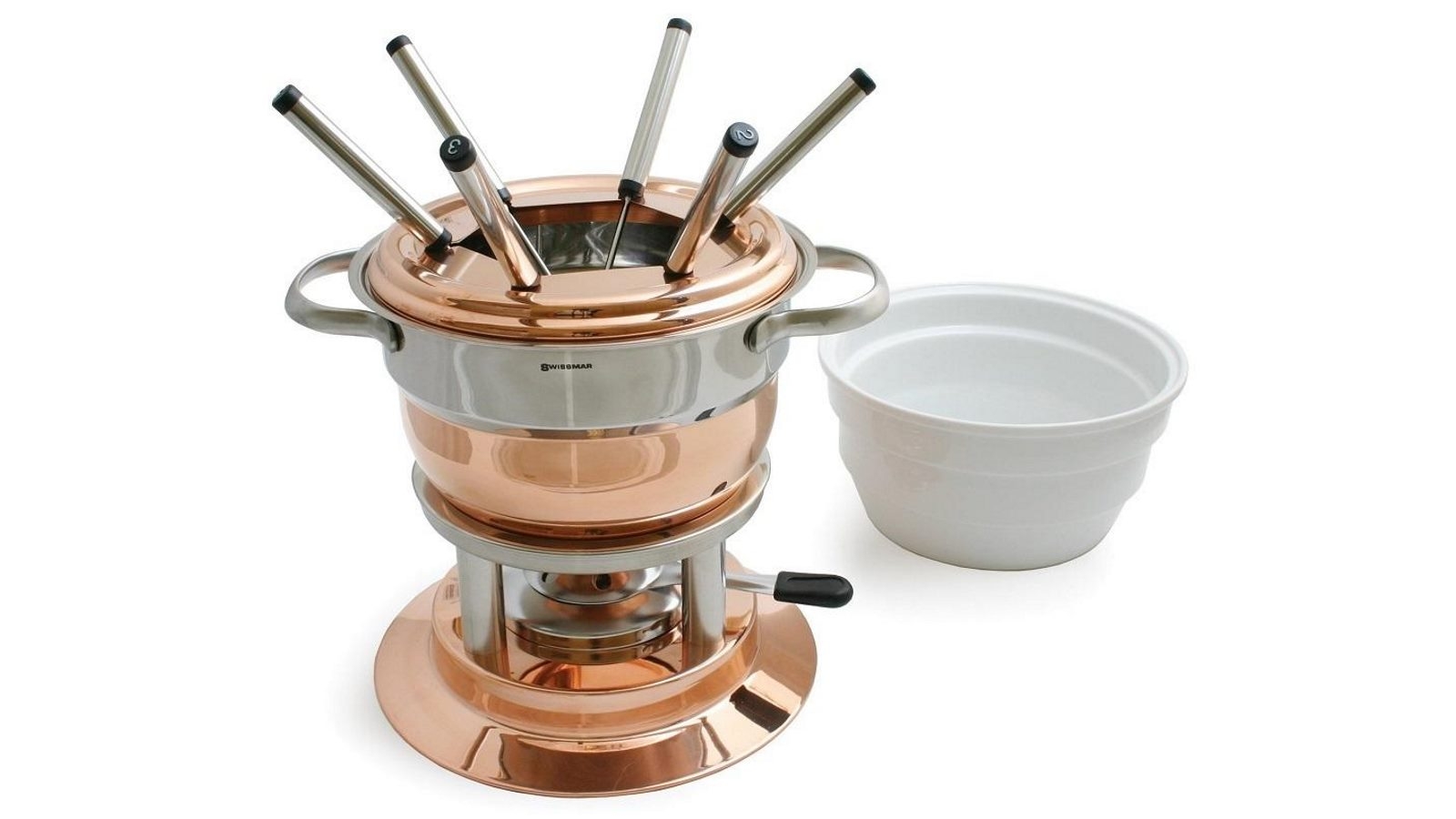 Swissmar Lausanne 11 Piece Copper Fondue Set