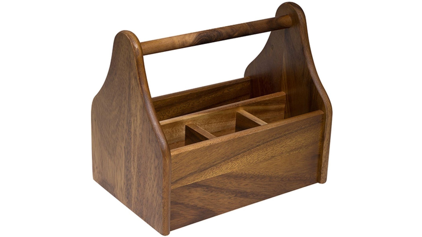 Moda Artisan Acacia Wood Cutlery Caddy
