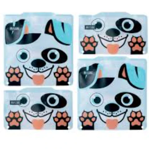 Russbe Set of 4 Reusable Snack and Sandwich Bag - Dog