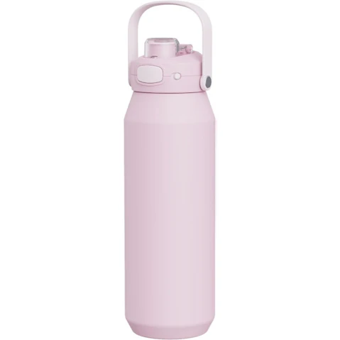 Oasis 750ml Capri Stainless Steel Ceramic Lined Drink Bottle - Pink Lemonade