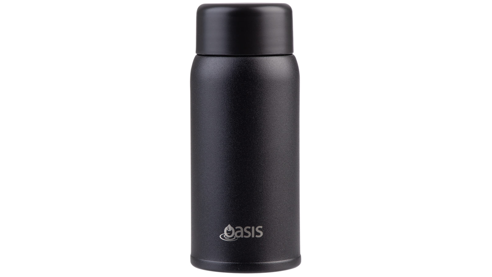 Oasis 150ml Stainless Steel Double Wall Insulated Mini Drink Bottle - Black