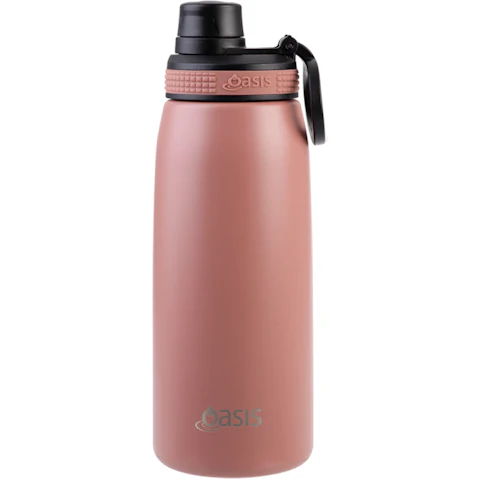 Oasis 780ml Double Wall Insulated Sports Bottle with Screw-Cap - Auburn