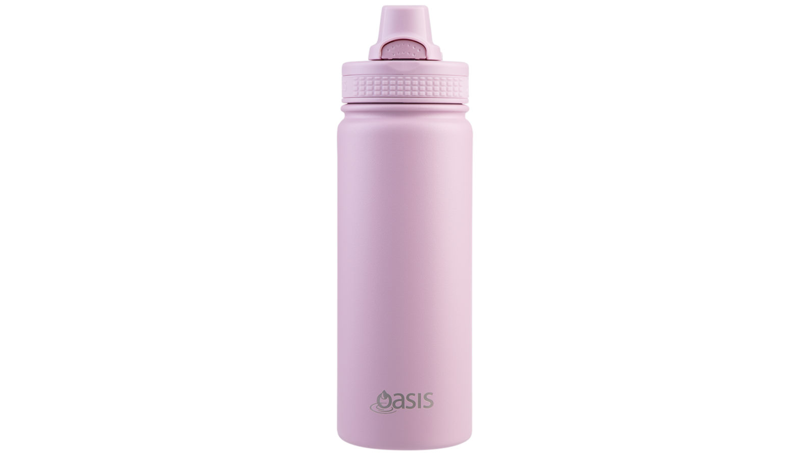 Oasis 1.1L Challenger Stainless Steel Quick Release Drink Bottle - Blush