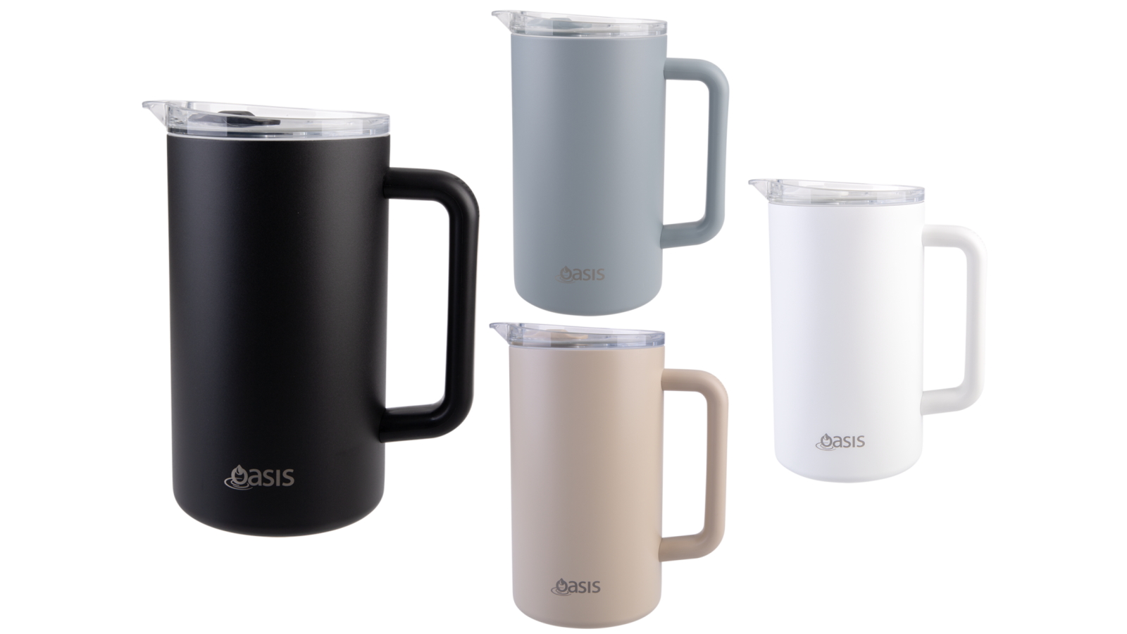 Oasis 1.5L Ceramic-Lined Stainless Steel Insulated Water Pitcher