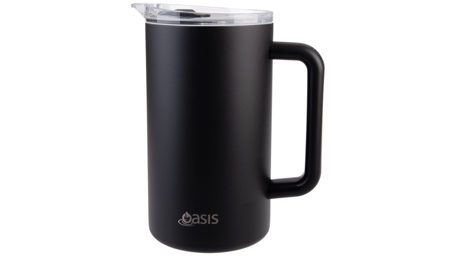 Oasis 1.5L Ceramic-Lined Stainless Steel Insulated Water Pitcher - Black