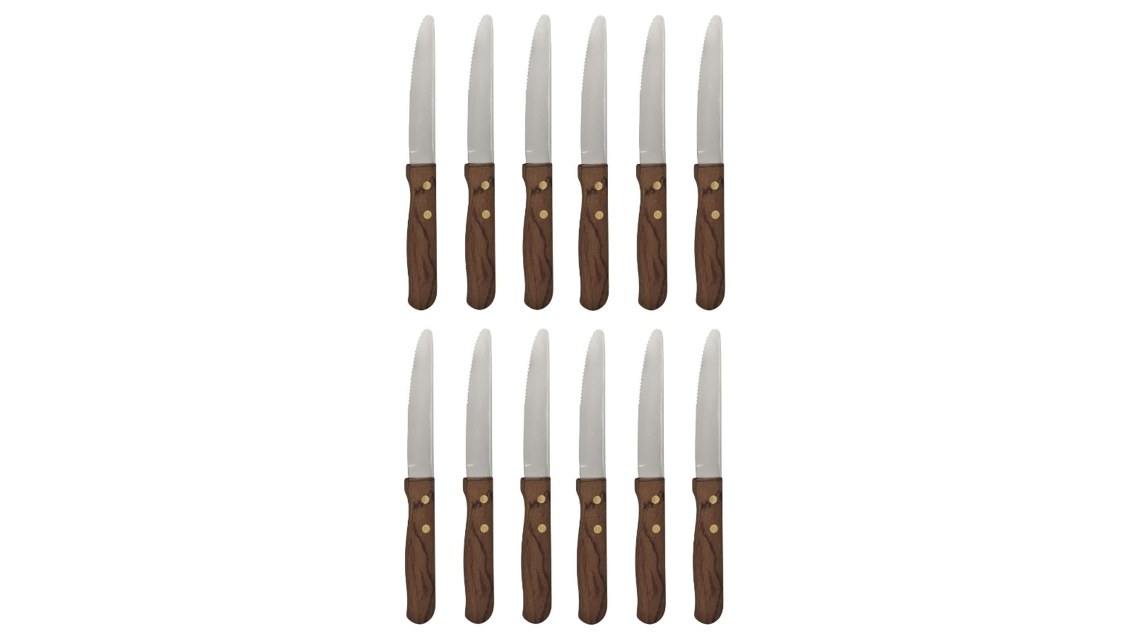 Trenton Athena Jumbo Steak Knife with Riveted Handle - Set of 12
