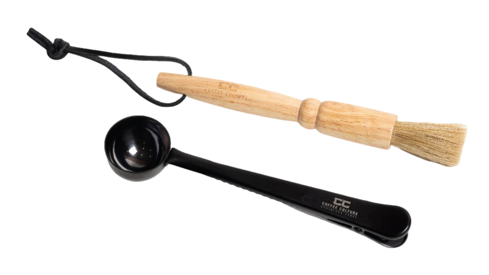 Coffee Culture 2 Piece Coffee Brush and Spoon Set