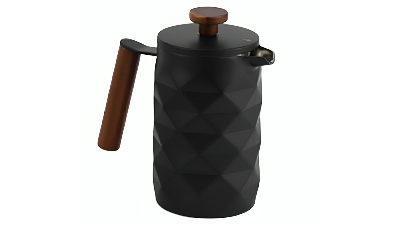 Coffee Culture 600ml Diamond French Press - Matt Black
