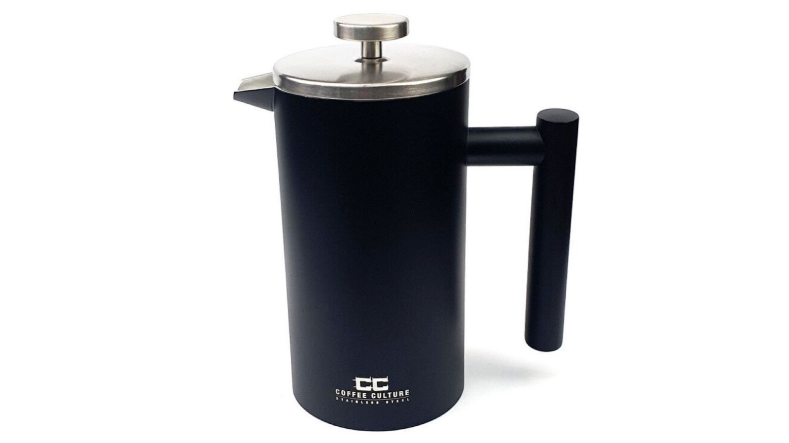 Coffee Culture 800ml Stainless Steel French Press - Matt Black 