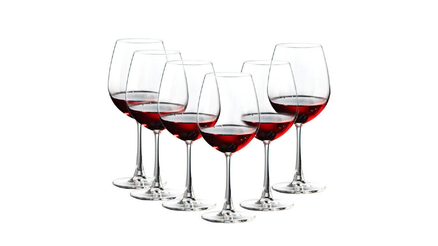 Ocean Set of 6 Madison Bordeaux 600ml Red Wine Glass