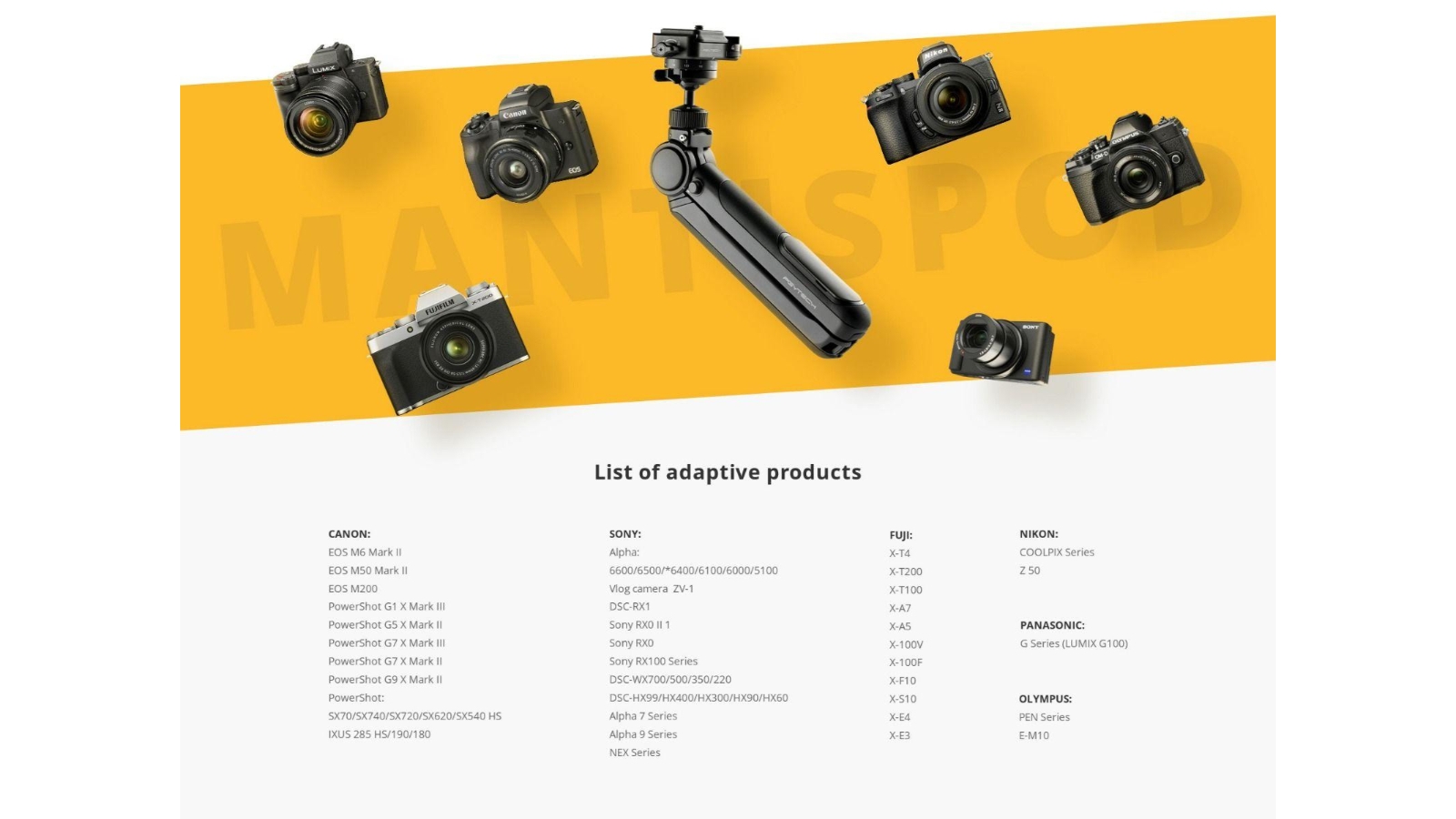 Pgytech MantisPod Vlogging Tripod Harvey Norman