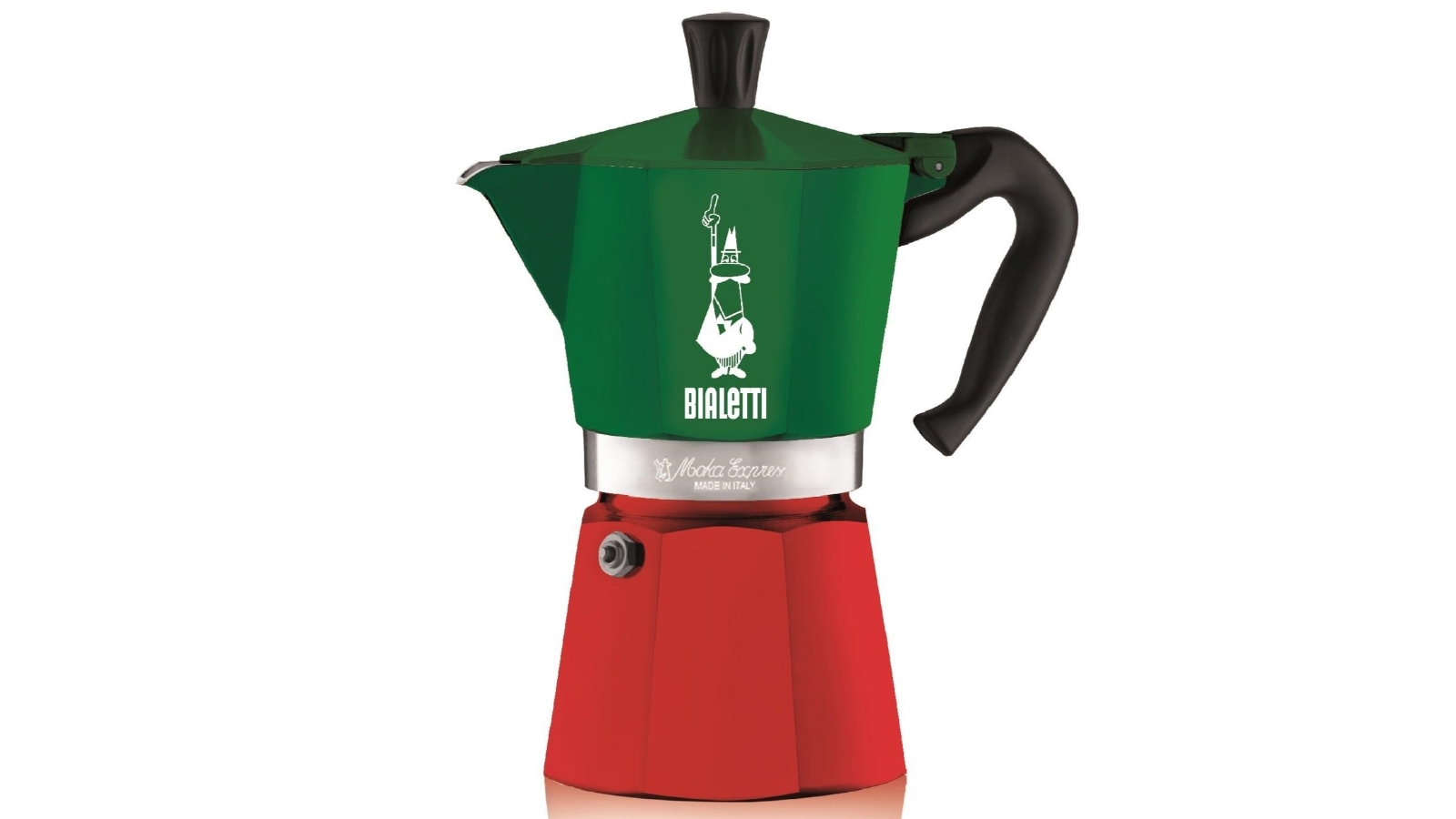 Bialetti Moka Italia 6 Cup Espresso Maker